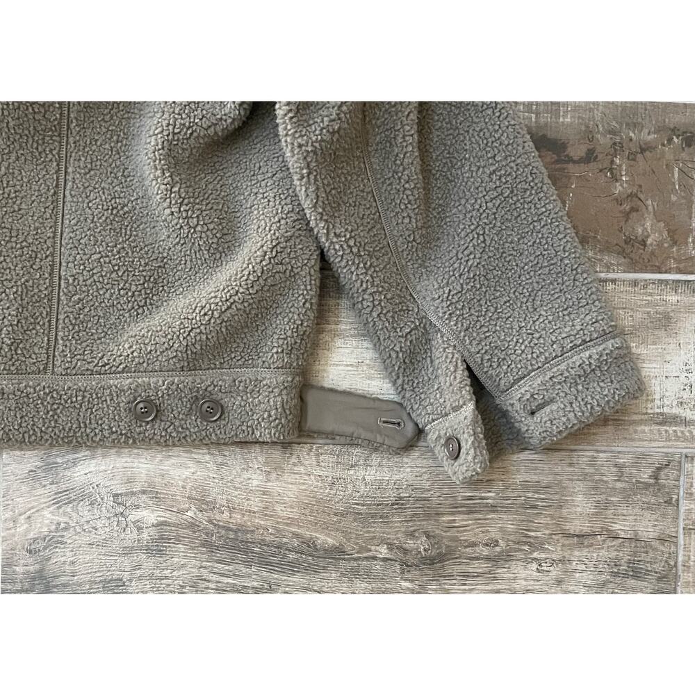$2,695 NWT Burberry Solid Brown Front Button Heavy Chore Jacket Size 2XL - Picture 9 of 10